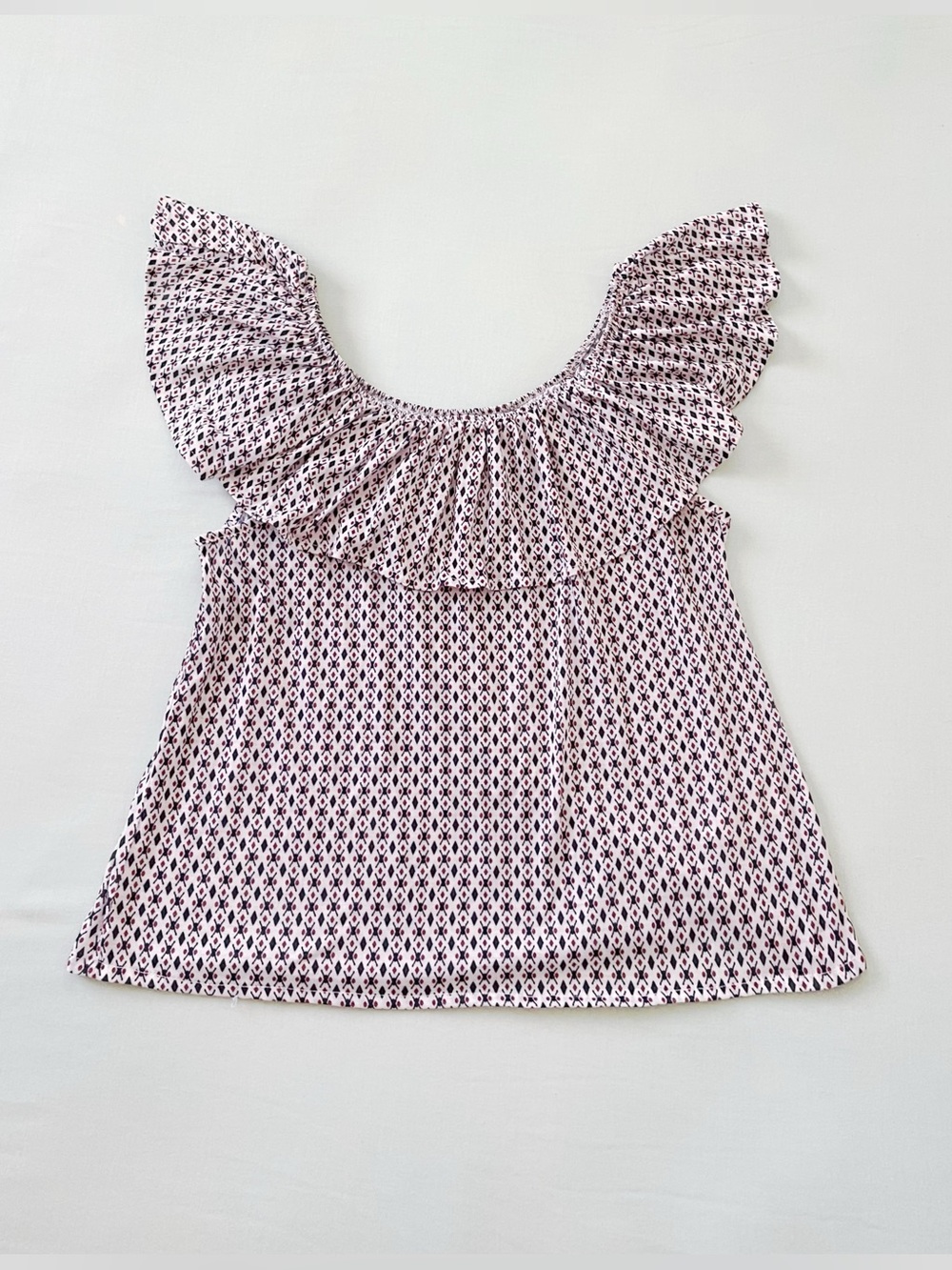 Off-Shoulder Ruffled Neckline Blouse - Picture 2 of 5